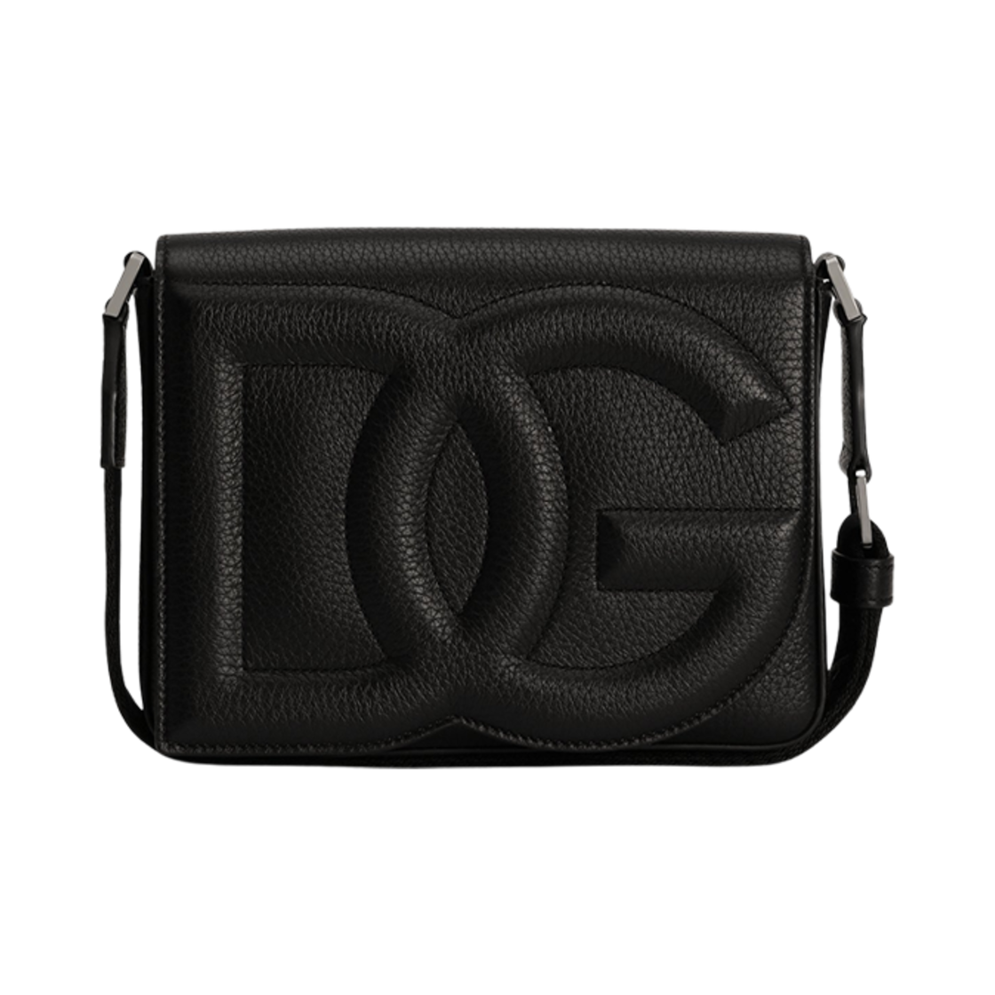BM3004A803480999 Dolce & Gabbana Medium DG Logo Crossbody Bag Black