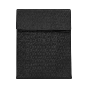 Saint Laurent Le Monogramme Deli Paper Bag in Embossed Vegetable Tanned Leather Black