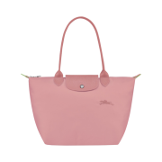 Longchamp Le Pliage Green Tote Bag M Petal Pink
