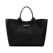 Longchamp Le Roseau L Handbag Black