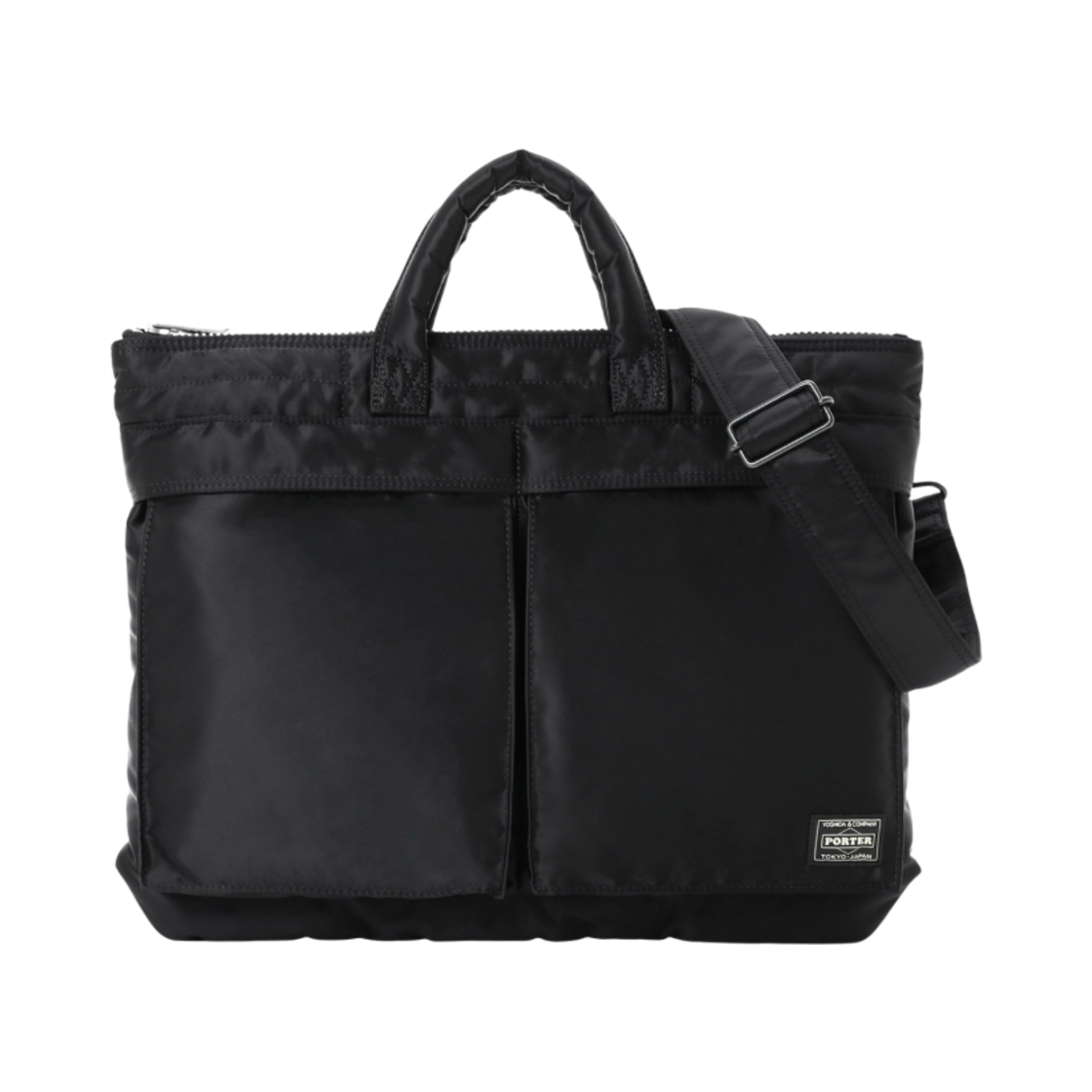 포터 올 뉴 탱커 숏 헬멧백 블랙(Porter All New Tanker Short Helmet Bag Black)
