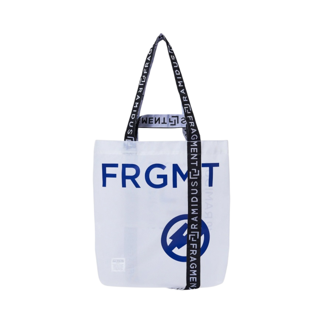 라미더스 x 프라그먼트 디자인 토트백 M 화이트(Ramidus x Fragment Design Tote Bag M White)