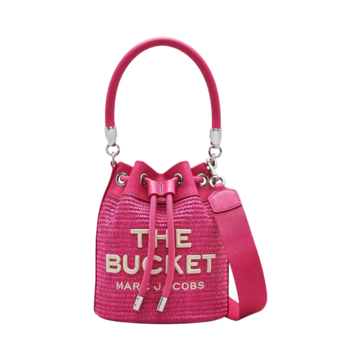 Marc Jacobs The Woven Bucket Bag Hot Pink