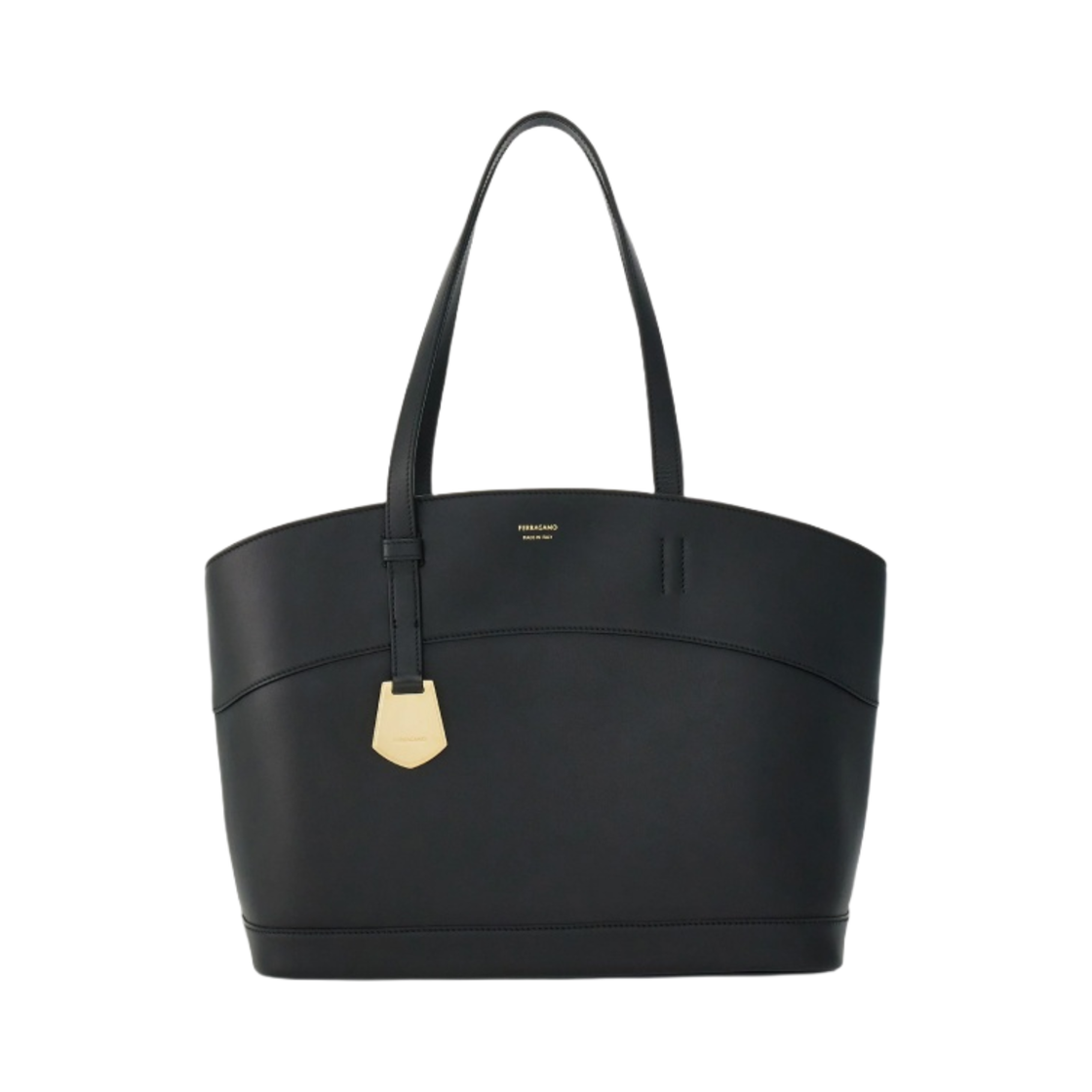 216797-770619 Ferragamo Small Charming Tote Bag Black