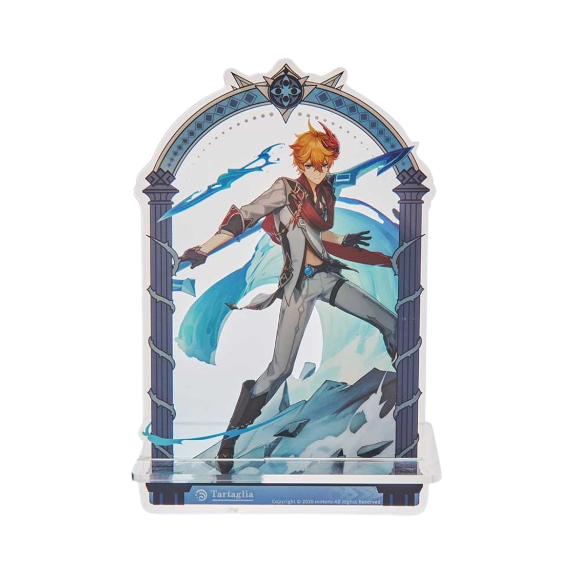 원신 아크릴 휴대폰 거치대 겨울 나라와의 이별 타르탈리아(Genshin Phone Stand Farewell of the Snezhnaya Tartaglia)