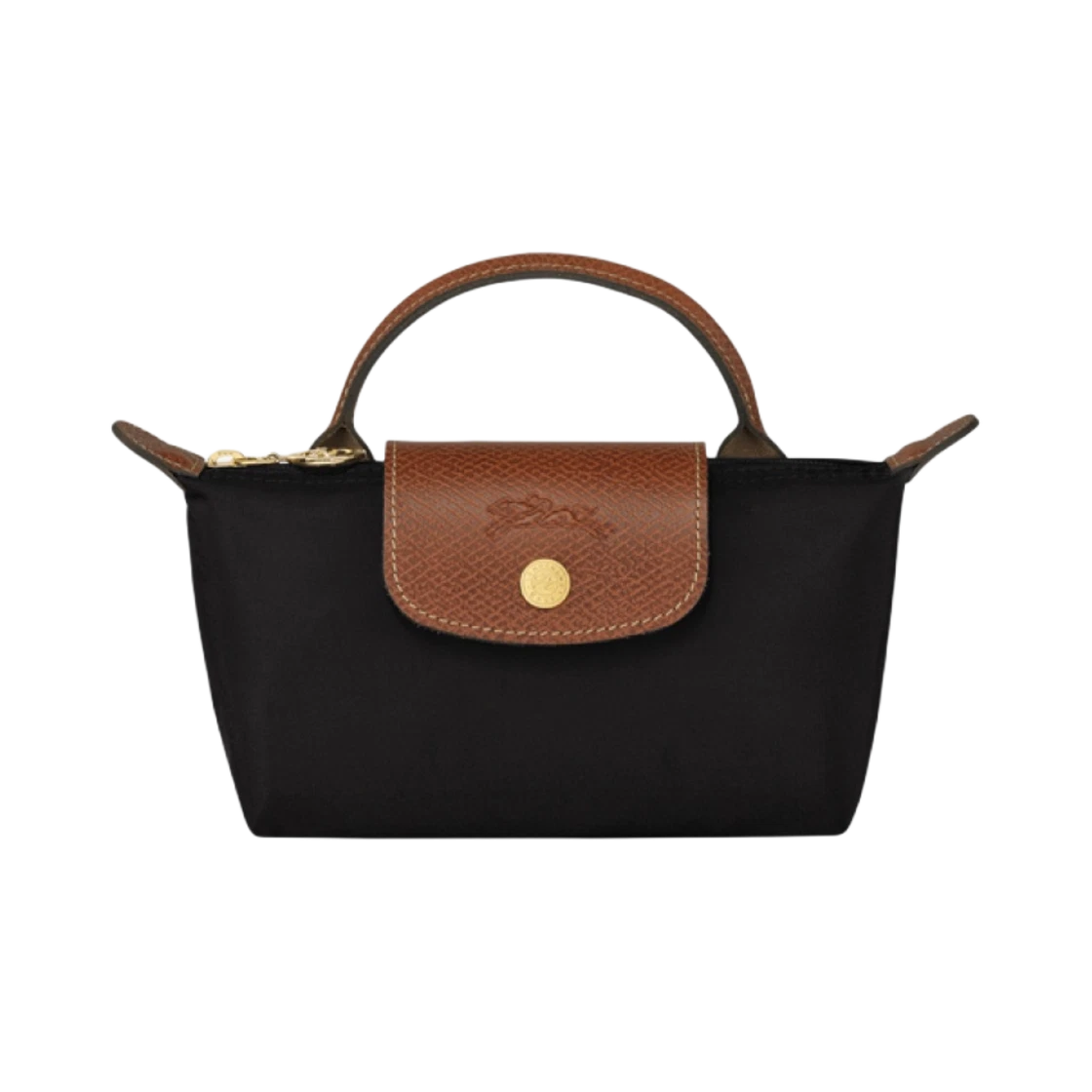 Longchamp Longchamp Le Pliage Original Handle Pouch Black · ONE SIZE