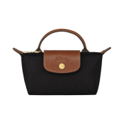 Longchamp Le Pliage Original Handle Pouch Black