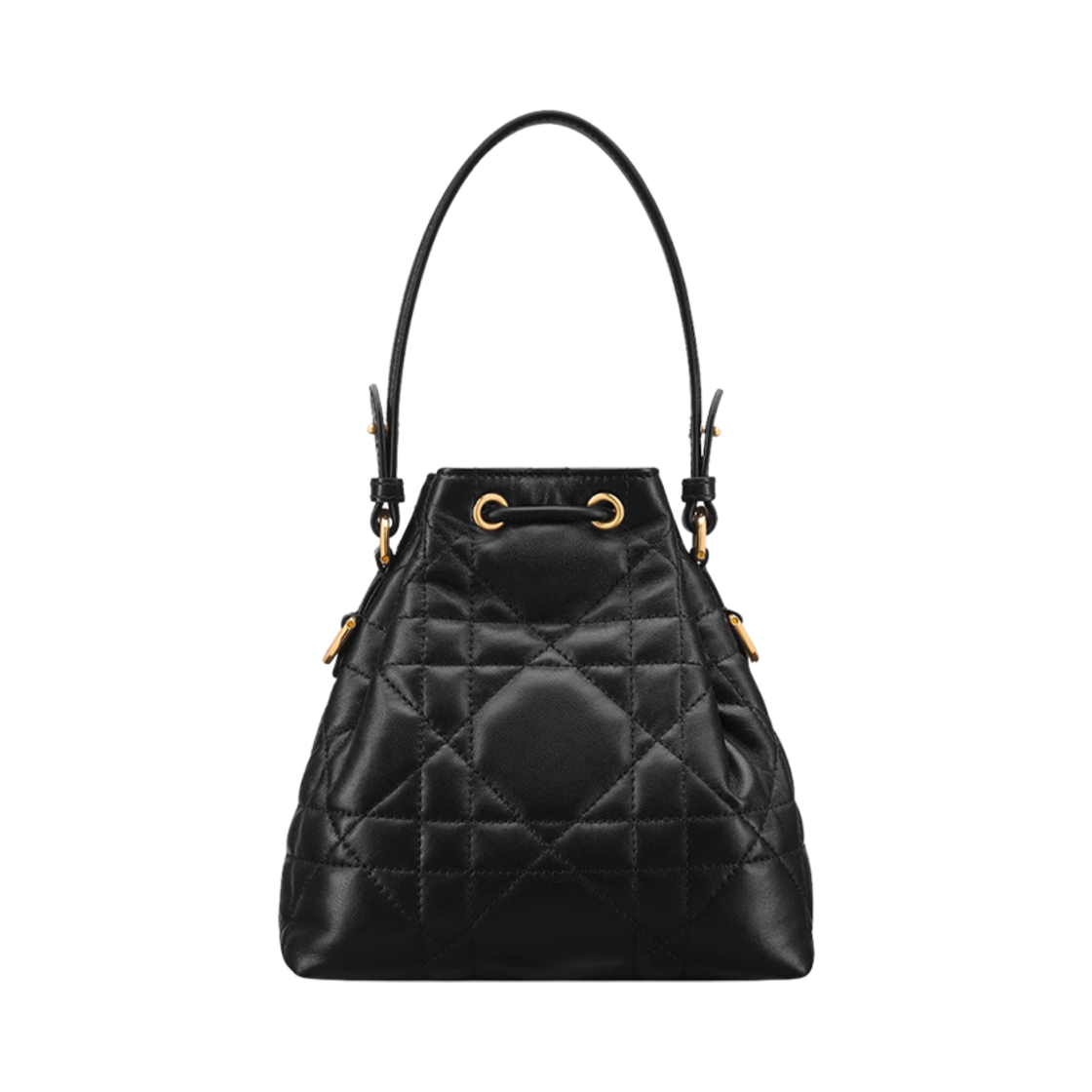 디올 카로 미니 버킷백 블랙(Dior Caro Mini Bucket Bag Black) - 3
