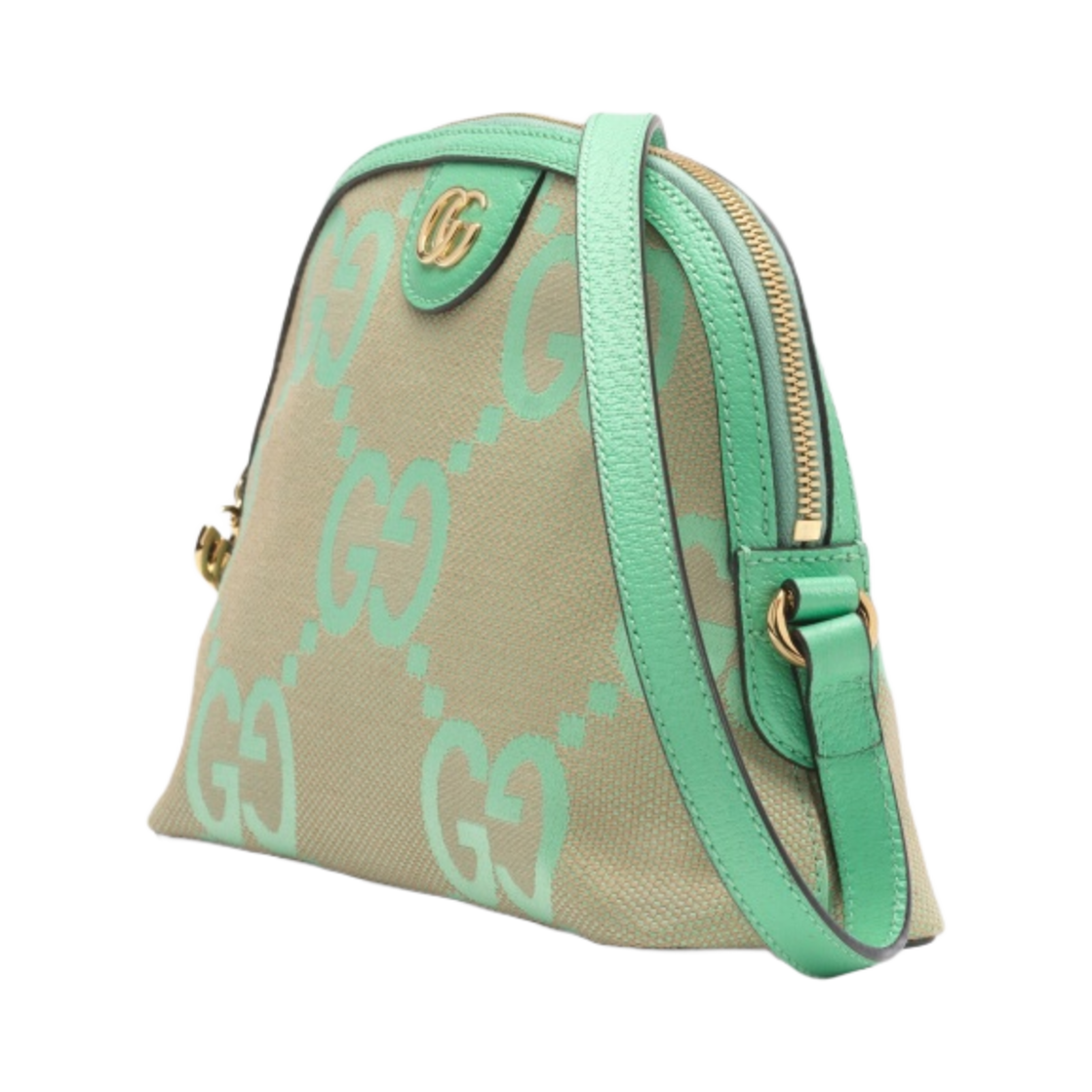 구찌 오피디아 점보 GG 스몰 숄더백 카멜 민트(Gucci Ophidia Jumbo GG Small Shoulder Bag Camel Mint) - 2