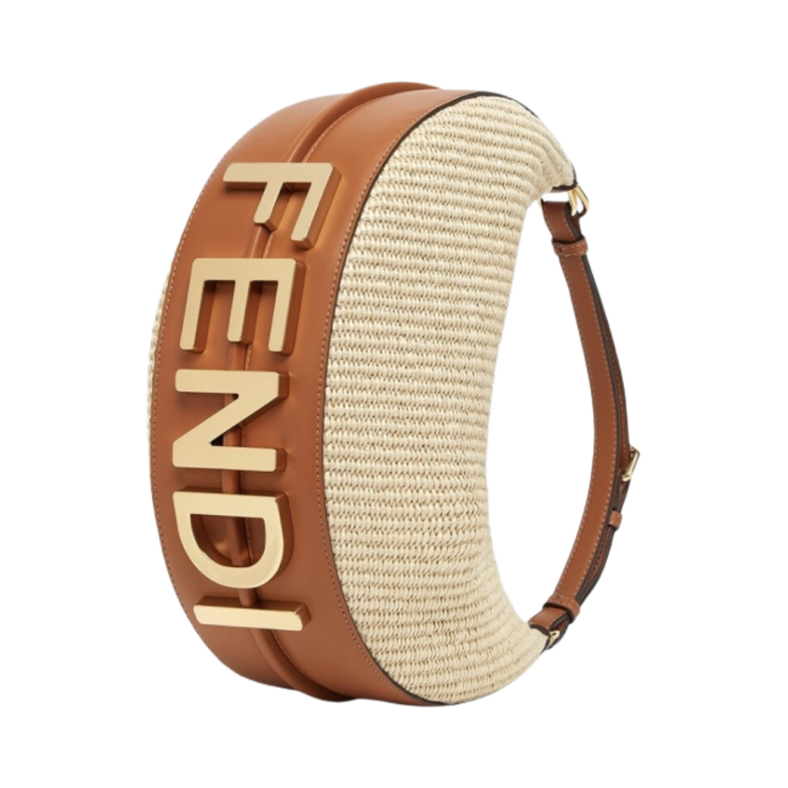 펜디 펜디그라피 스몰백 내츄럴 스트로우 베이지(Fendi Fendigraphy Small Bag Natural Straw Beige) - 2