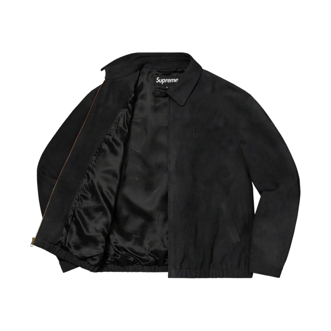 슈프림 스웨이드 해링턴 자켓 블랙 - 21SS(Supreme Suede Harrington Jacket Dusty Black - 21SS) - 2