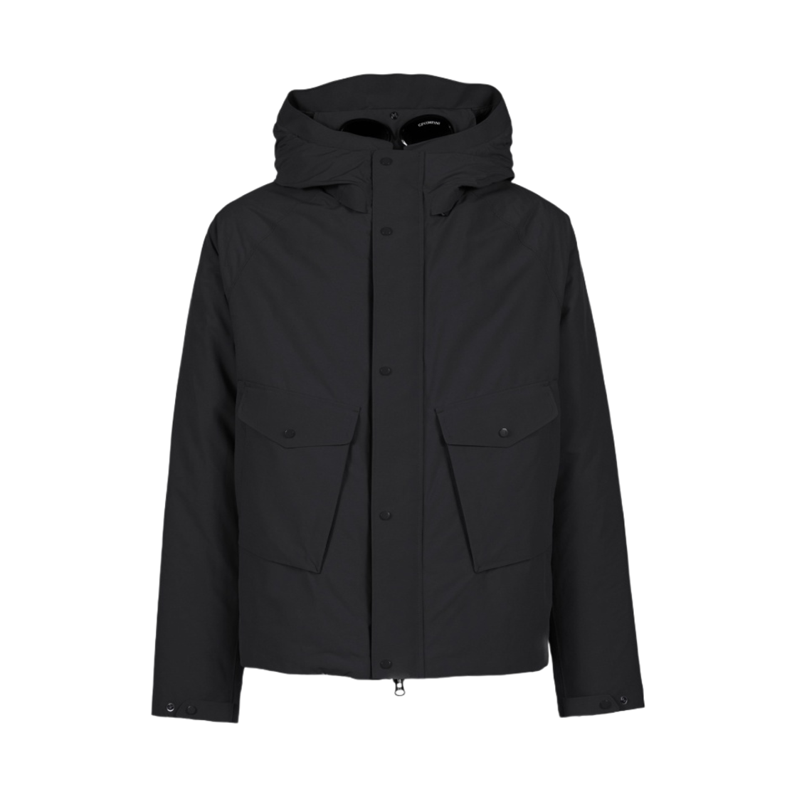 C.P. 컴퍼니 마이크로-M (R) 고글 다운 자켓 블랙 - 22FW