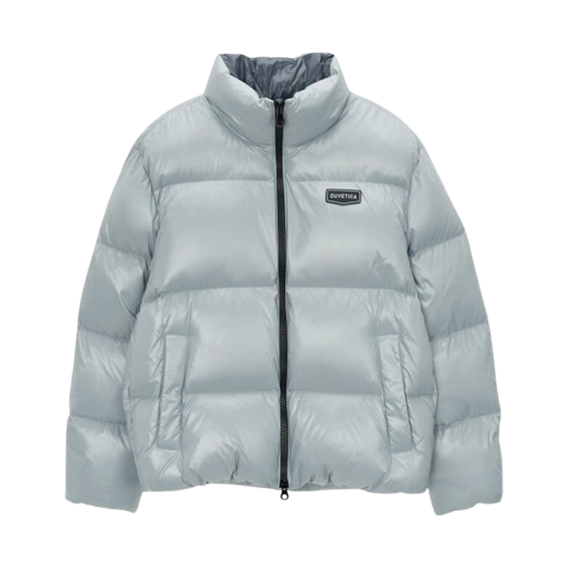 VUDJ30536-LBS Duvetica Dima Logo Patch Down Jacket Light Blue