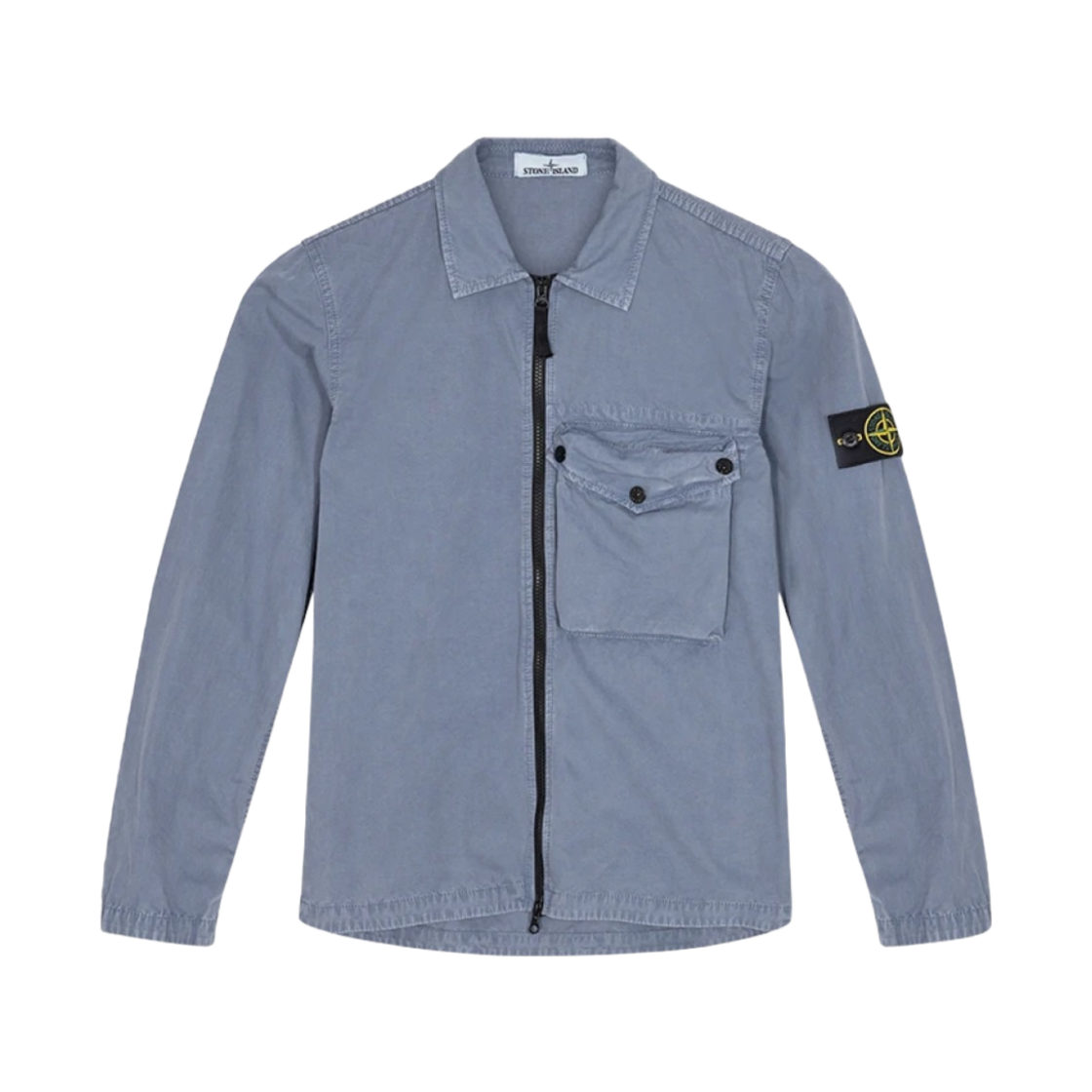 스톤 아일랜드 117WN 올드이펙트 오버셔츠 파스텔 블루 - 21SS(Stone Island 117WN T.CO+OLD Overshirt Pastel Blue - 21SS) - 1