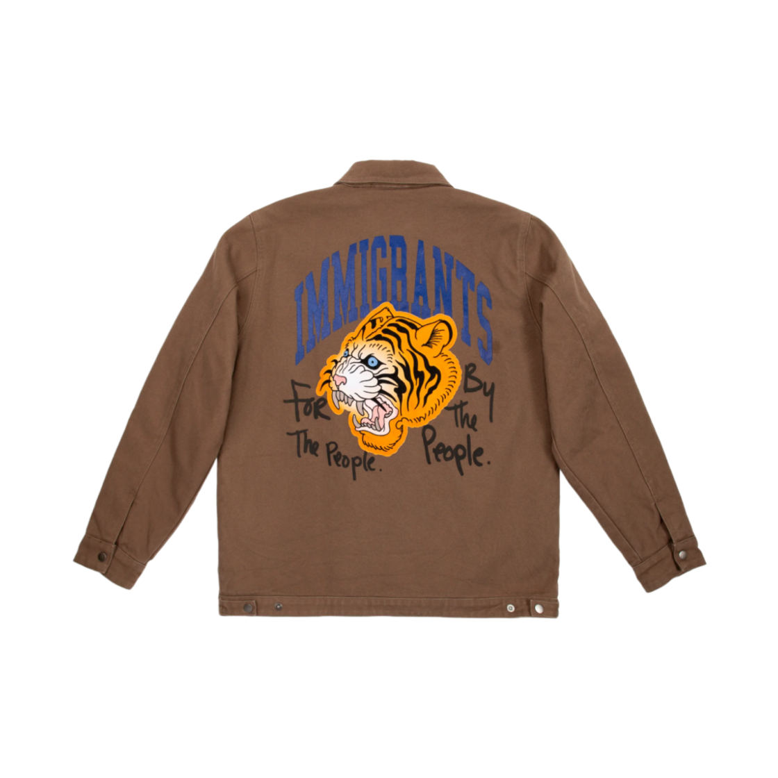 키즈 오브 이미그랜트 KOI 캔버스 워크 자켓 브라운(Kids Of Immigrants KOI Canvas Work Jacket Brown)
