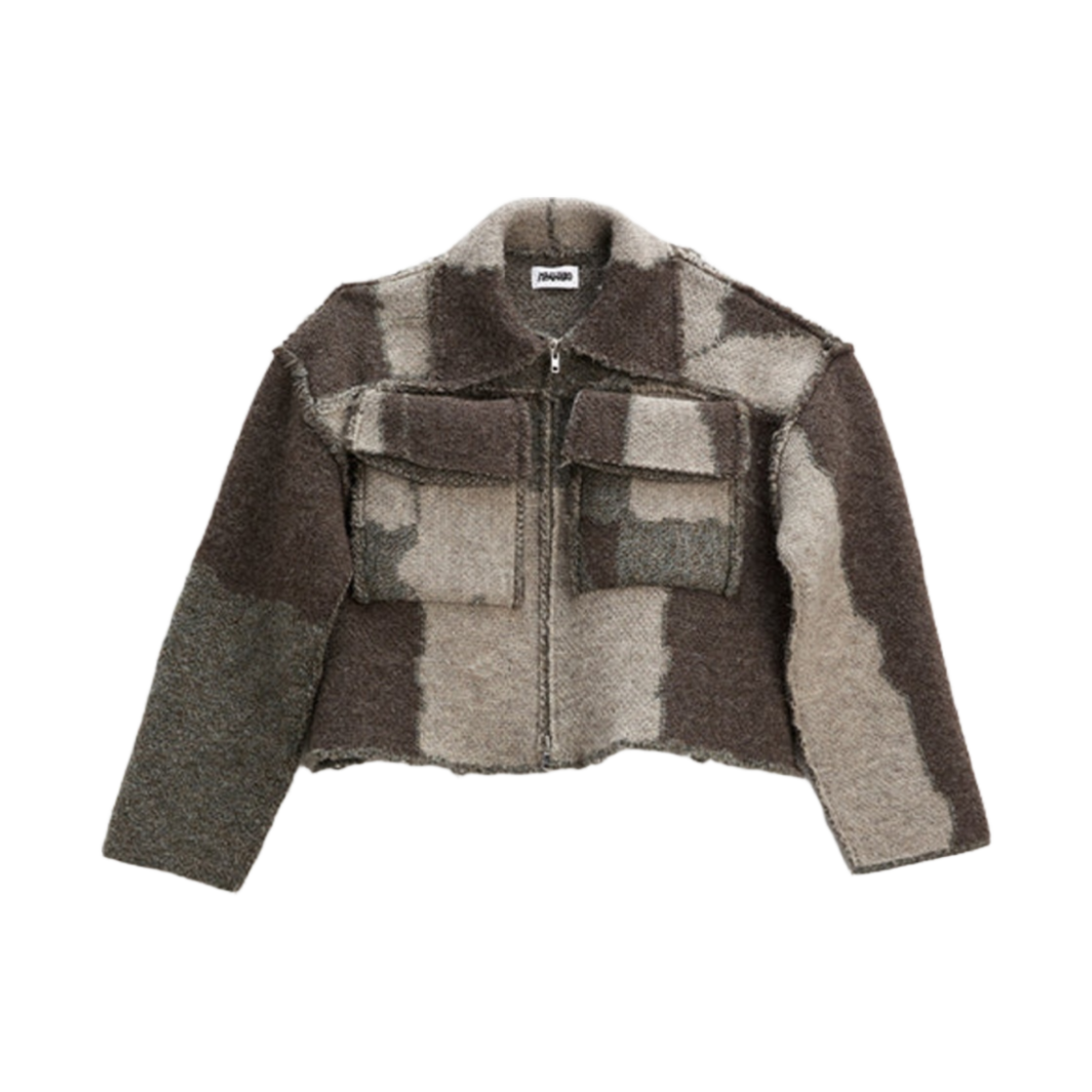 Q58214182-37 Magliano Knitted Work Jacket Melange Mix