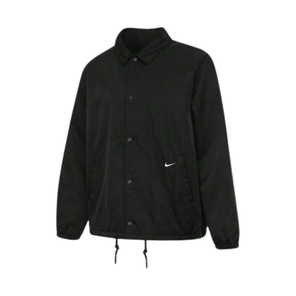 HJ3876-010 Nike Therma-Fit Coach Jacket Black White - Asia