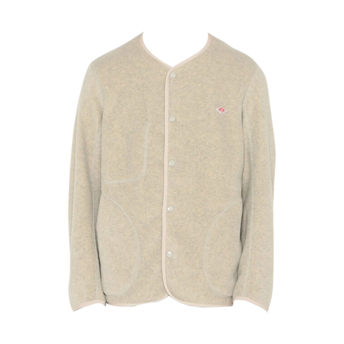 단톤 플리스 칼라리스 자켓 마블(Danton Fleece Collarless Jacket Marble)