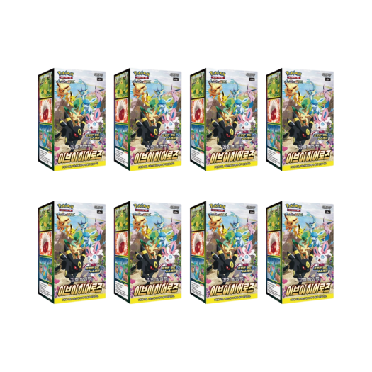 Pokemon Card Game Sword & Shield Enhanced Expansion Pack Eevee Heroes 8 Boxes (Total Pack of 240)