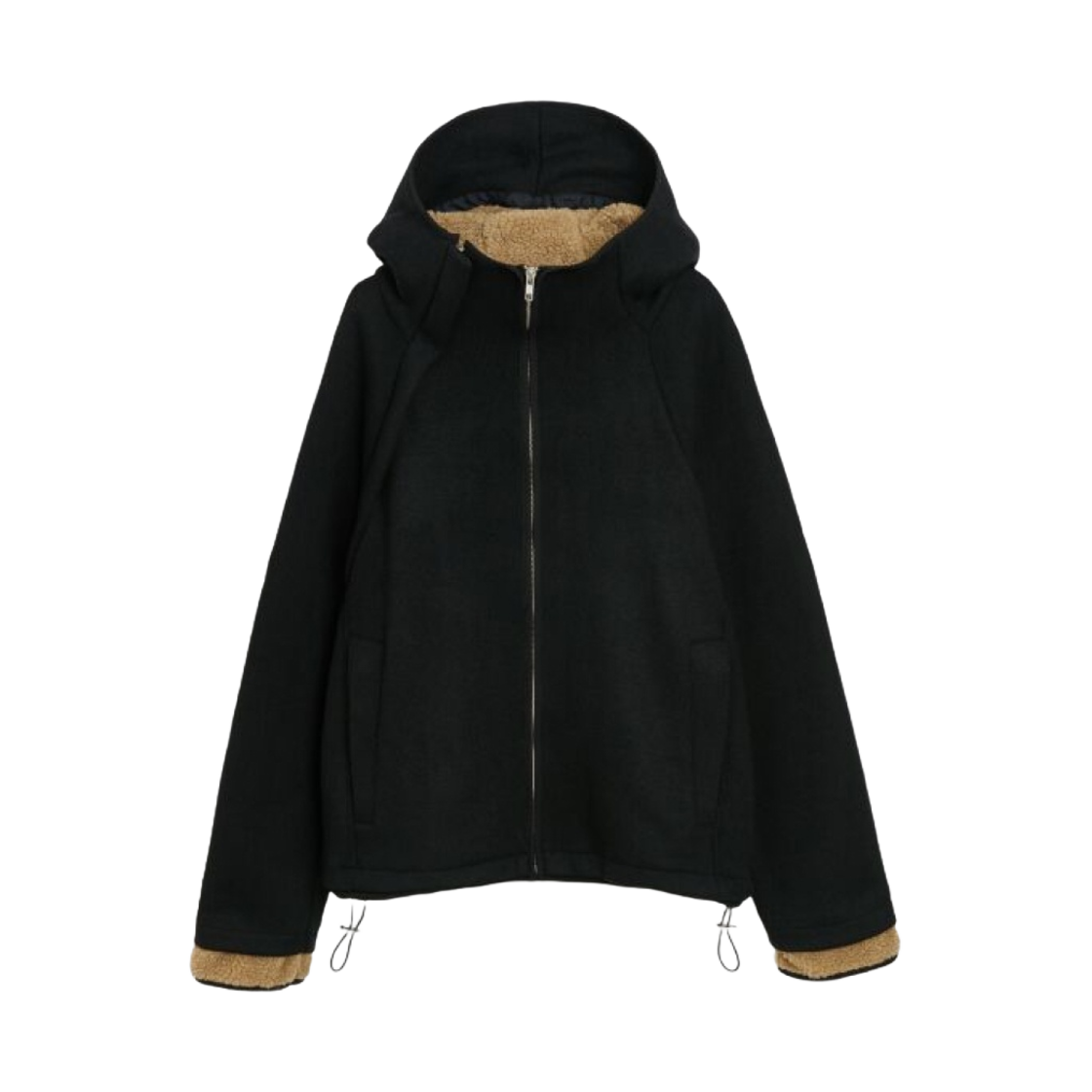 AMFW22HO085379670967 Ranra OOAL Hoodie Black Chocolate