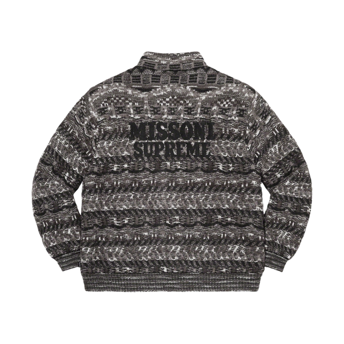 슈프림 x 미쏘니 리버시블 니트 자켓 블랙 - 21FW(Supreme x Missoni Reversible Knit Jacket Black - 21FW) - 2