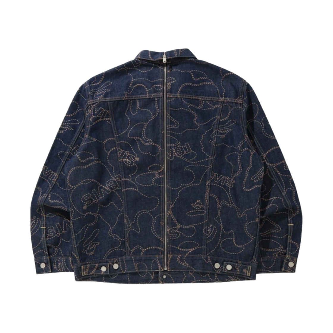 베이프 x 리바이스 카모 트러커 자켓 인디고(BAPE x Levi's Camo Trucker Jacket Indigo) - 2