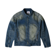ETCE Denim Racer Jacket Blue