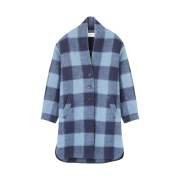 (W) Isabel Marant Gabriel Coat Midnight - 21FW