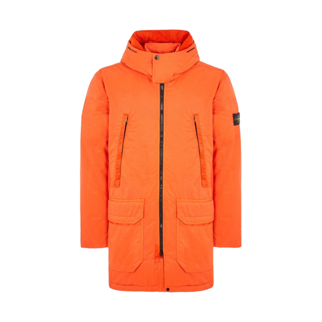 스톤 아일랜드 71321 어페이크 나일론 트윌 다운 자켓 랍스터 레드 - 23FW(Stone Island 71321 Opaque Nylon Twill Down Jacket Lobster Red - 23FW) - 1