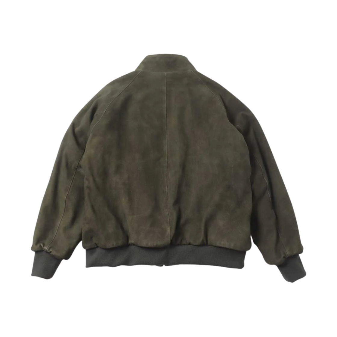 아프레쎄 스웨이드 레더 해링턴 자켓 그린 - 25SS(A.Presse Suede Leather Harrington Jacket Green - 25SS) - 2