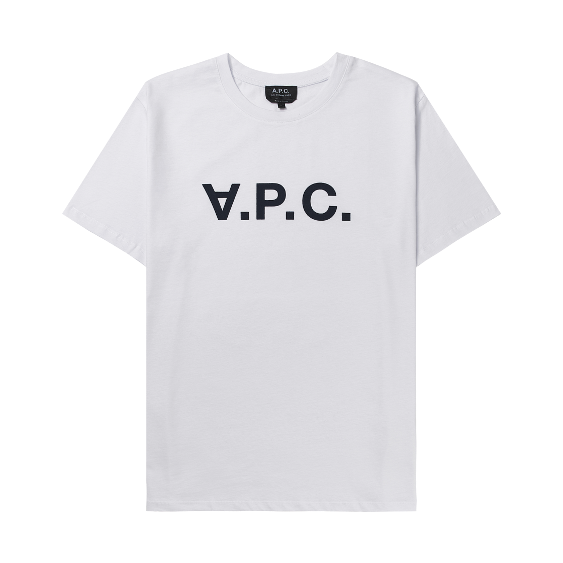 아페쎄 VPC 티셔츠 화이트 다크 네이비(A.P.C. VPC T-Shirt White Dark Navy)