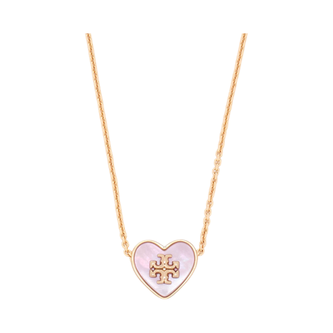 160160-701 (W) Tory Burch Kira Heart Necklace Gold