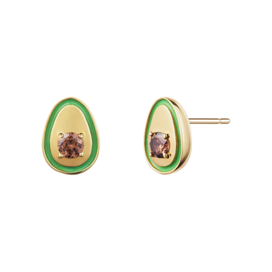 Avocado A Earrings Kims Fruits Avocado A Earrings
