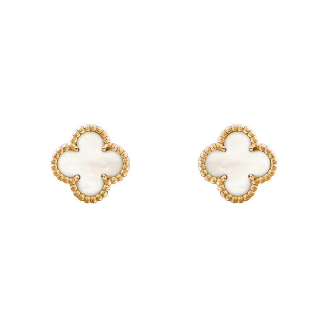 (W) 반 클리프 & 아펠 스위트 알함브라 이어링 옐로우 골드 마더 오브 펄((W) Van Cleef & Arpels Sweet Alhambra Earrings Yellow Gold Mother of Pearl)