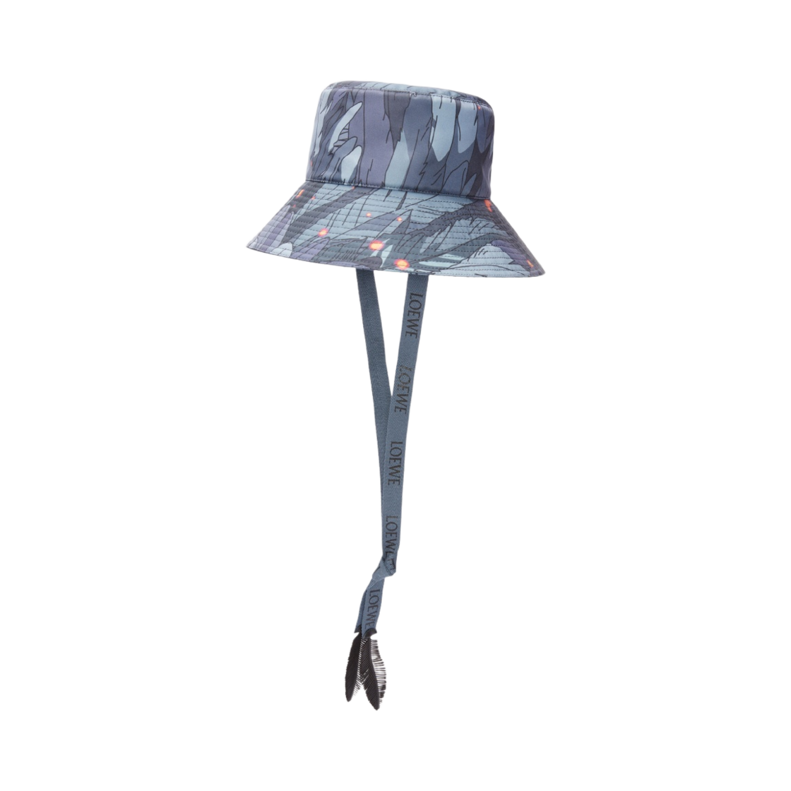 로에베 x 하울의 움직이는 성 피셔맨 햇 나일론 블랙(Loewe x Howl's Moving Castle Fisherman Hat in Nylon Black) - 3