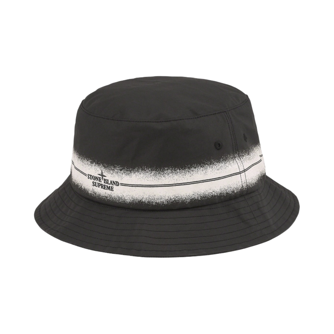 슈프림 x 스톤 아일랜드 스트라이프 크러셔 블랙 - 22SS