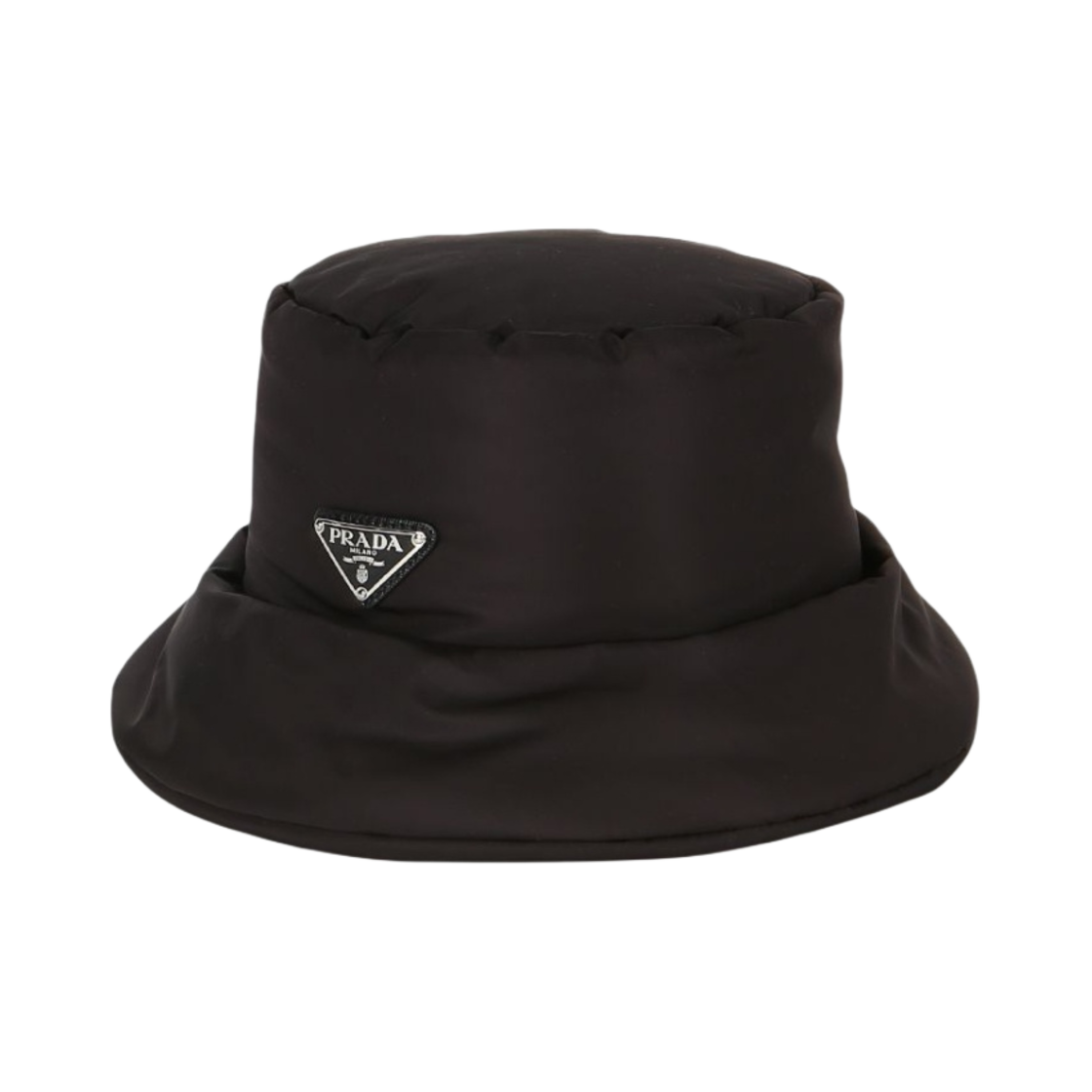1HC248-2DV4-F0002 (W) Prada Re-Nylon Padded Bucket Hat Black