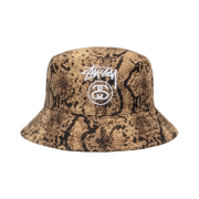 Stussy Stock Lock Deep Bucket Hat Brown