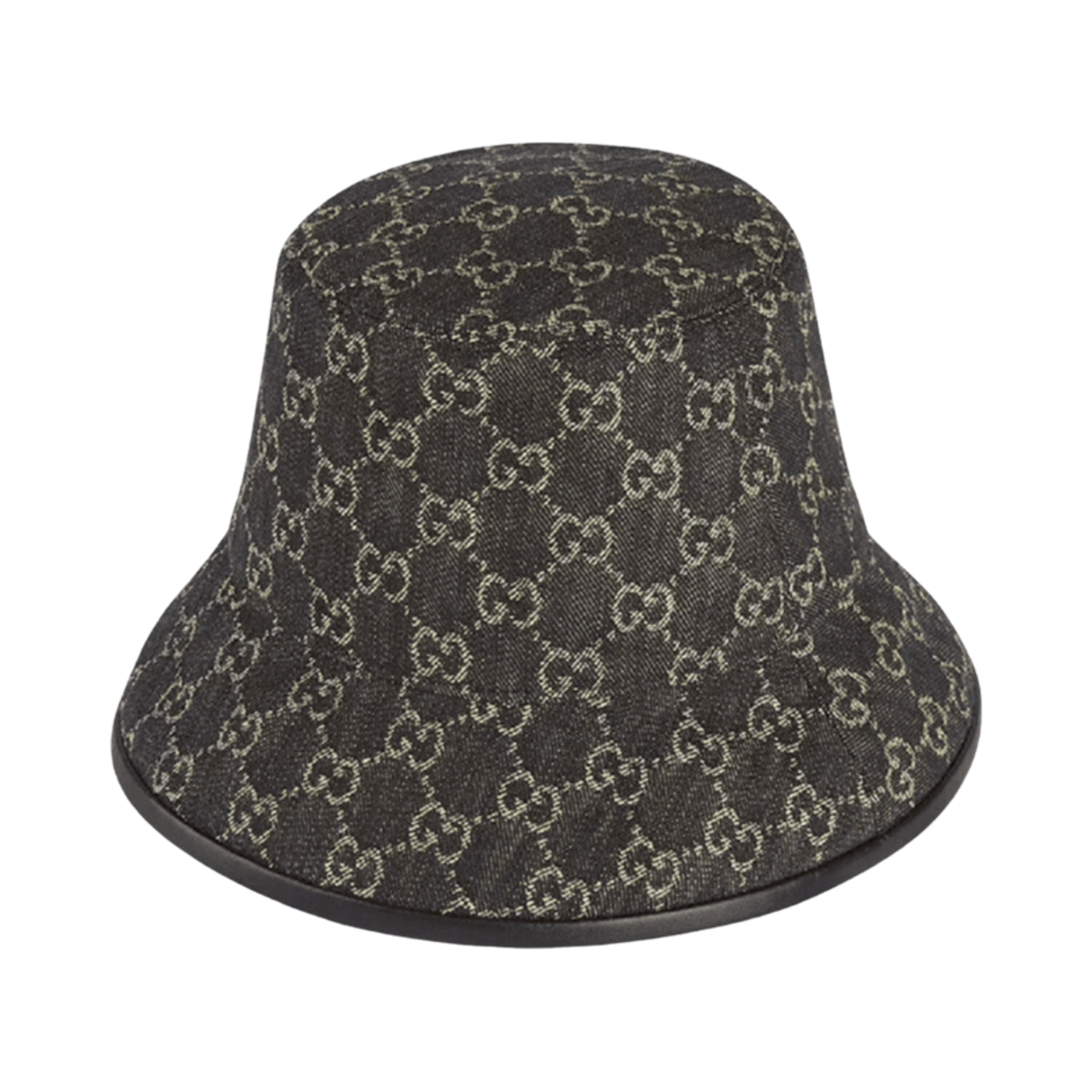 구찌 GG 데님 버킷햇 블랙(Gucci GG Denim Bucket Hat Black) - 1