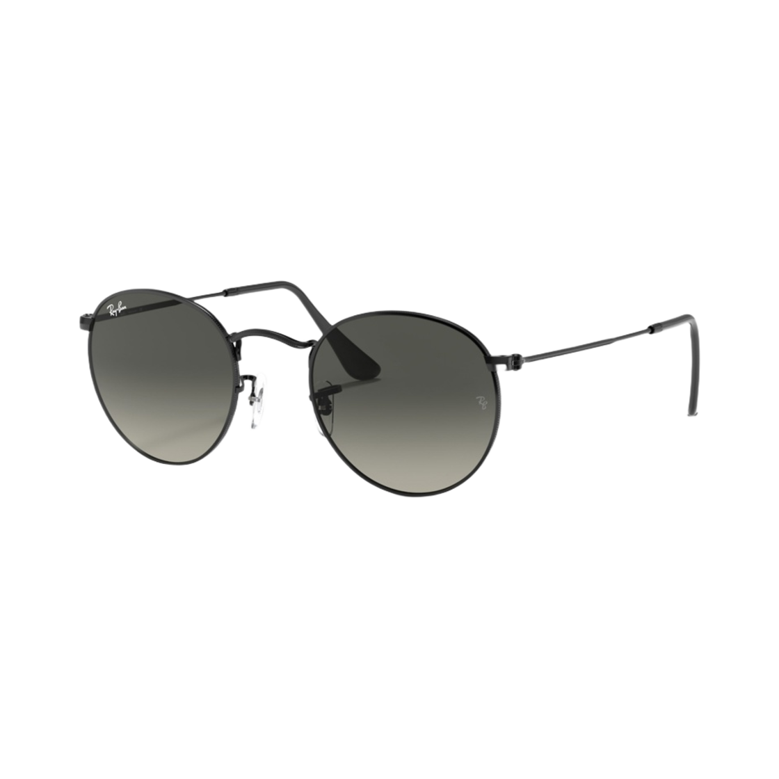 레이밴 헥사고날 폴리쉬드 블랙 프레임 그레이 그라디언트 렌즈(Ray-Ban Hexagonal Polished Black Frame Grey Gradient Lenses) - 1
