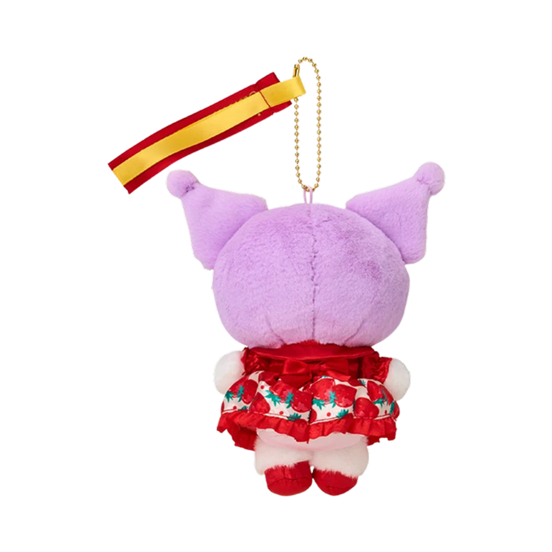 산리오 쿠로미 마스코트 홀더 이치고 신문 50주년(Sanrio Kuromi Mascot Holder Ichigo Shimbun 50th Anniversary) - 2