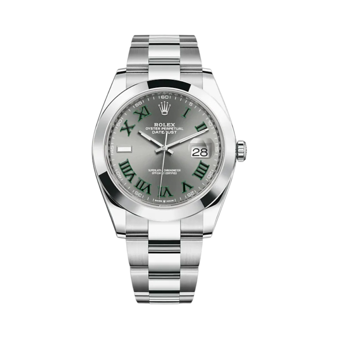 롤렉스 데이트저스트 41mm 126300 슬레이트 로만 오이스터(Rolex Datejust 41mm 126300 Slate Roman Oyster)