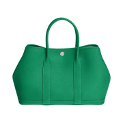 Hermes Garden Party 30 Bag Negonda & Palladium Menthe