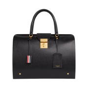 Thom Browne Pebbled Leather Mr.Thom Bag Black