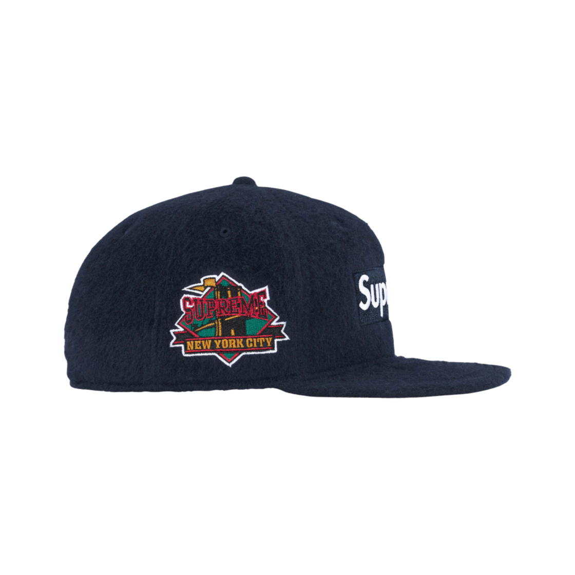슈프림 브러쉬드 울 박스로고 뉴에라 네이비 - 24FW(Supreme Brushed Wool Box Logo New Era Navy - 24FW) - 2