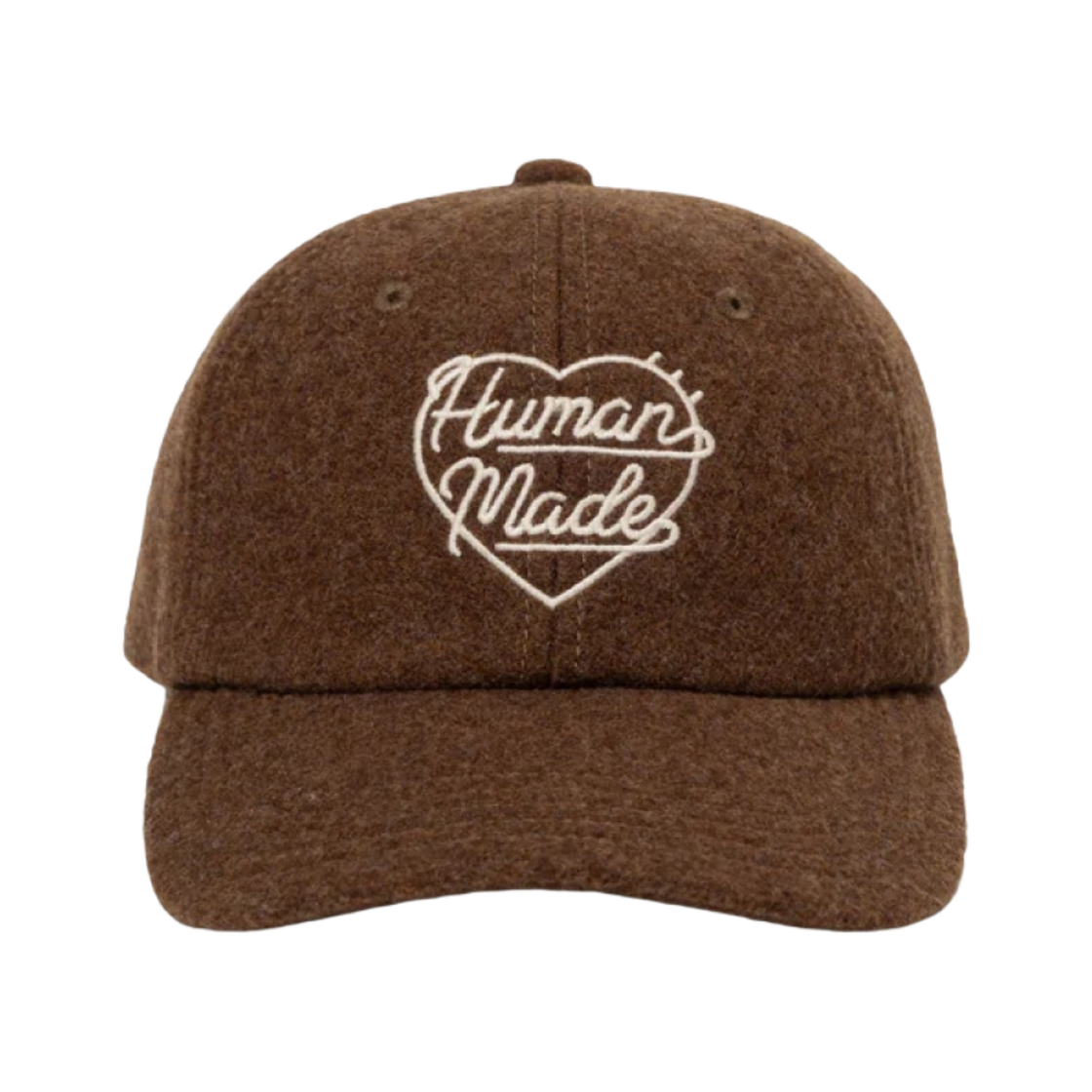 휴먼 메이드 6-패널 울 캡 브라운(Human Made 6-Panel Wool Cap Brown) - 2