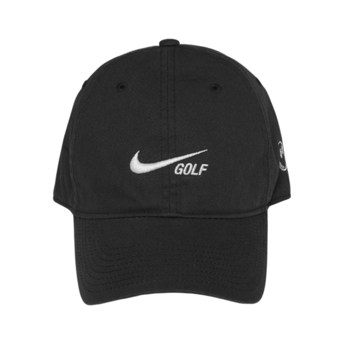 말본 골프 x 나이키 헤리티지 86 워시드 솔리드 캡 블랙(Malbon Golf x Nike Heritage 86 Washed Solid Cap Black)