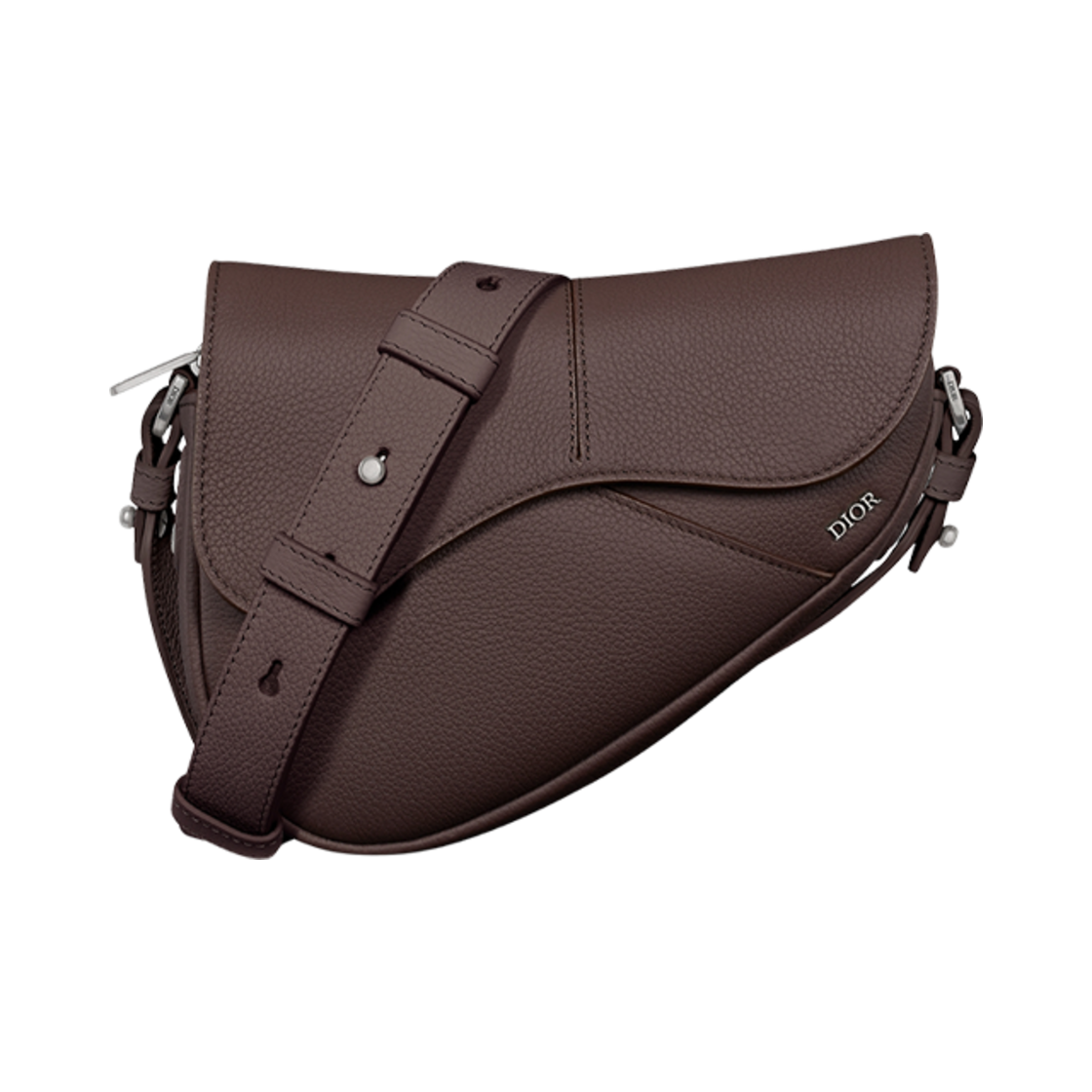 디올 미니 새들백 디올 아이콘 카프스킨 브라운(Dior Mini Saddle Bag Dior Icons Calfskin Brown) - 1