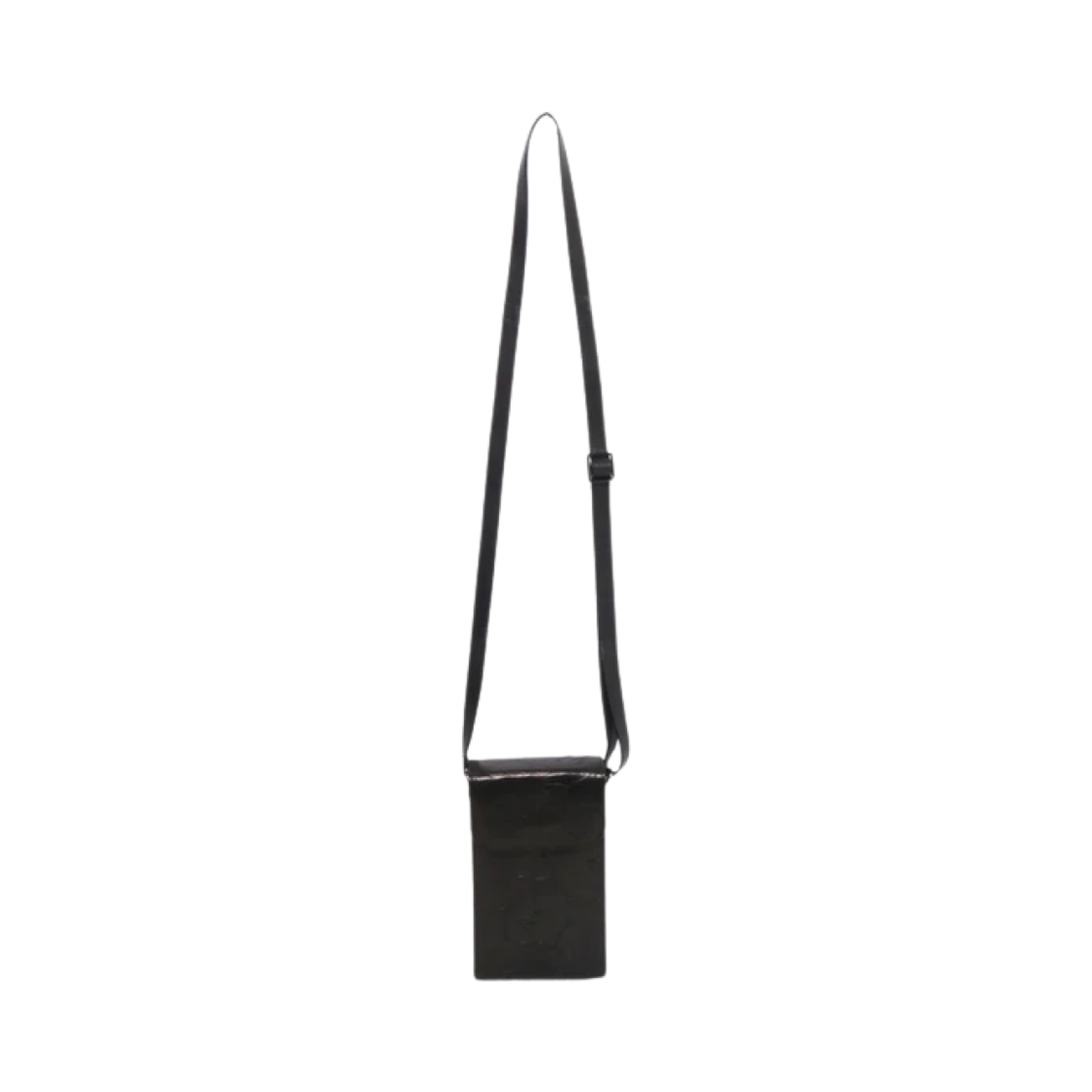 베이프 엠보스드 레더 폰 백 블랙(BAPE Embossed Leather Phone Bag Black) - 1