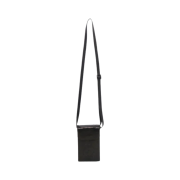 BAPE Embossed Leather Phone Bag Black